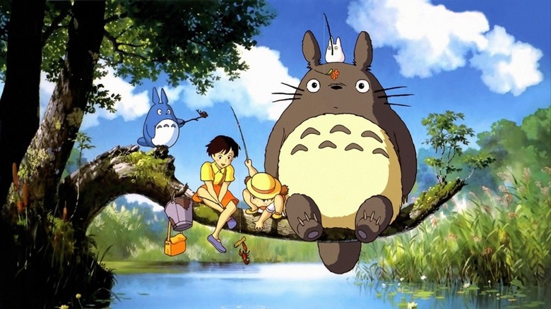 Totoro and friends in tree 