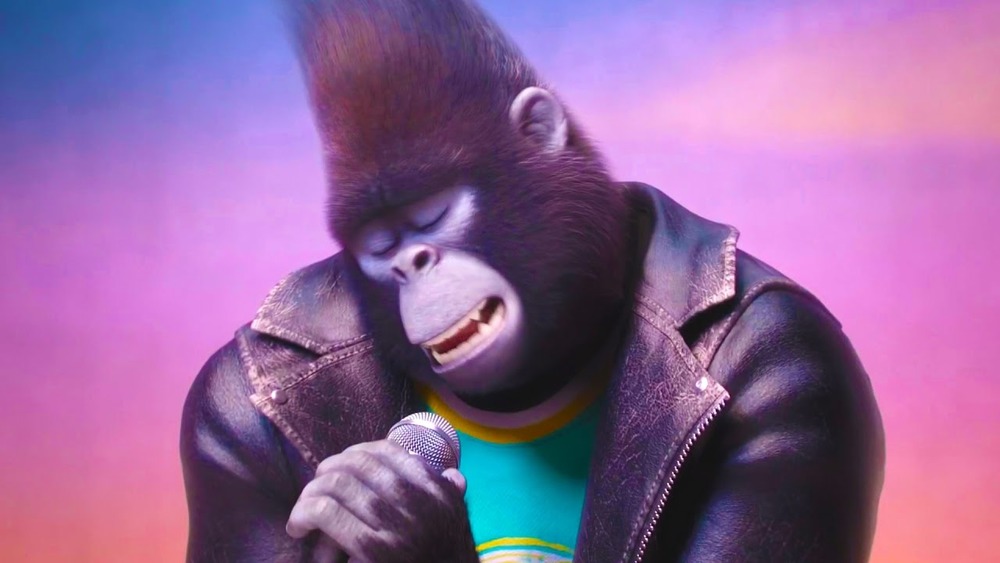 Johnny the gorilla singing