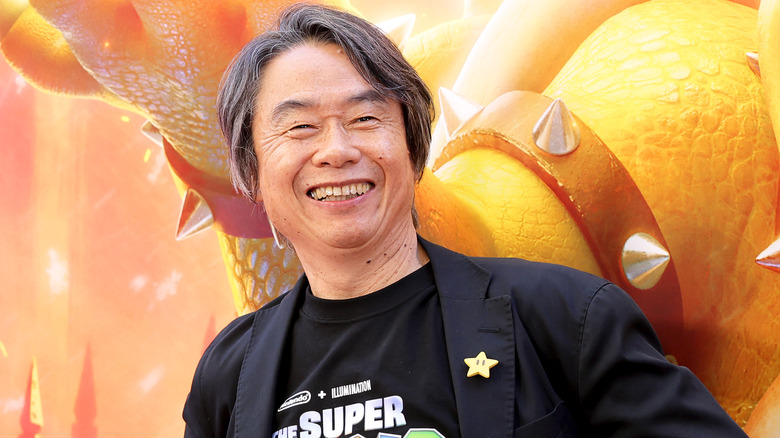 Shigeru Miyamoto smiles