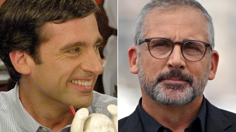 Andy smiling Steve Carell glasses