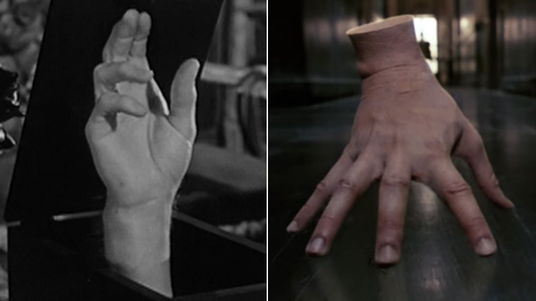 Thing as depicted on "The Addams Family" series and in "The Addams Family" film