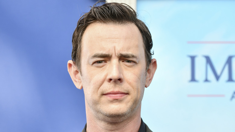 Colin Hanks offers a stoic look