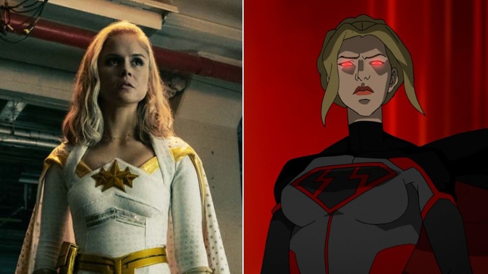 Erin Moriarty as Starlight on The Boys and Overgirl on Freedom Fighters: The Ray