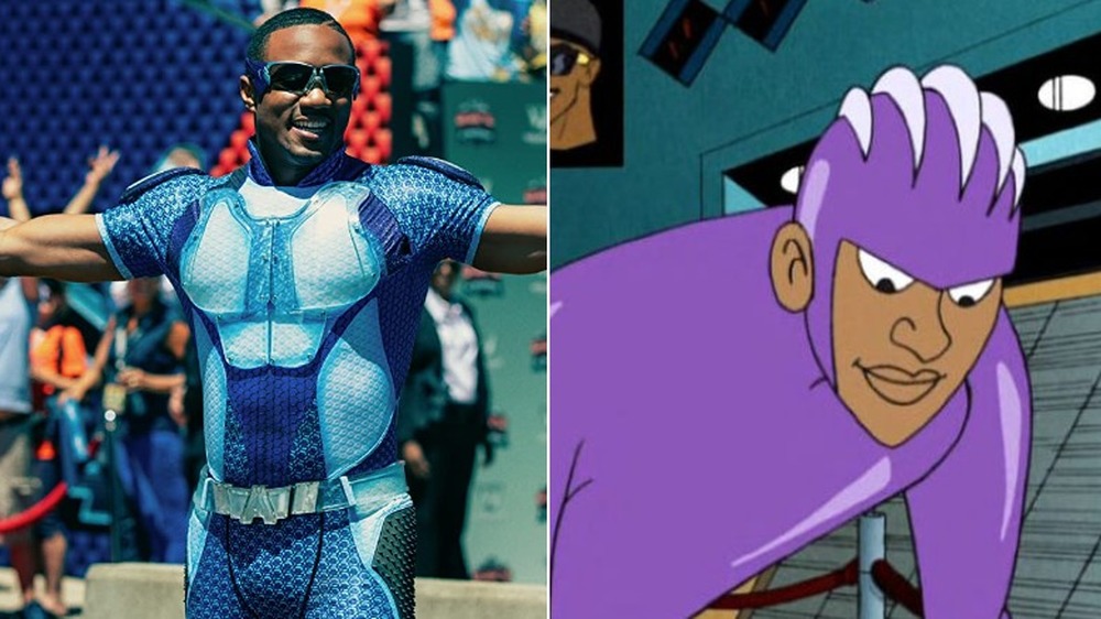 Jessie Usher as A-Train in The Boys and Rubberband Man on Static Shock