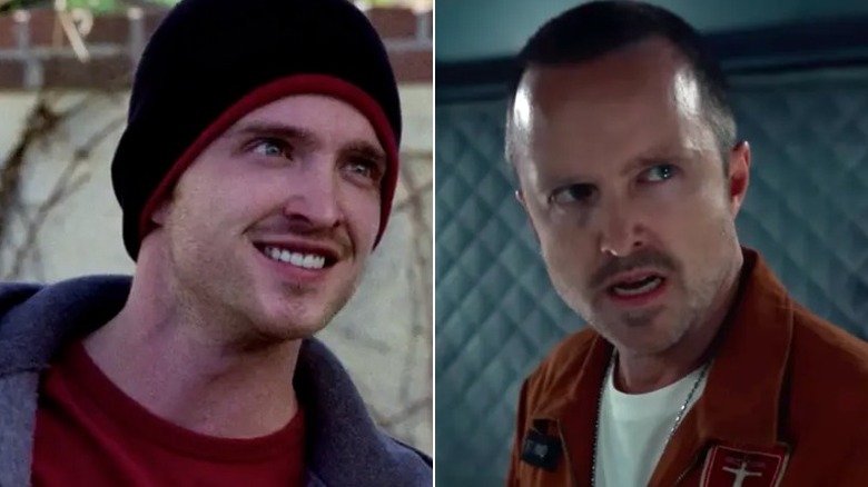 Aaron Paul as Jesse Pinkman in Breaking Bad and Cliff Stanfield in Black Mirror