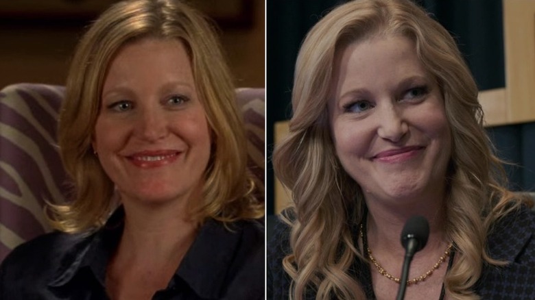 Anna Gunn as Skyler White in Breaking Bad and Dr. Elizabeth Davis in Sully