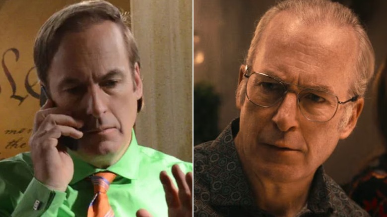 Bob Odenkirk as Saul Goodman in Breaking Bad and Uncle Lee in The Bear