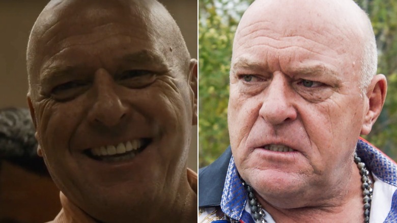 Dean Norris as Hank Schrader in Breaking Bad and as Clay Husser in Claws