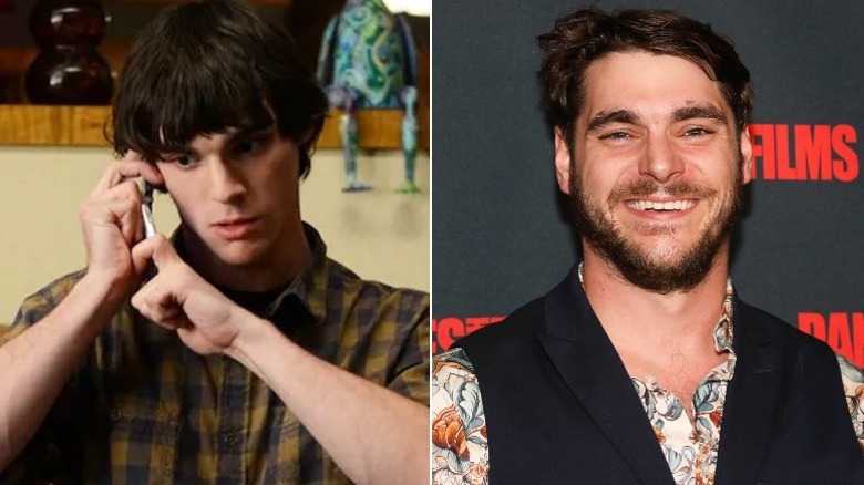 RJ Mitte as Walter White Jr. in Breaking Bad and at a film festival