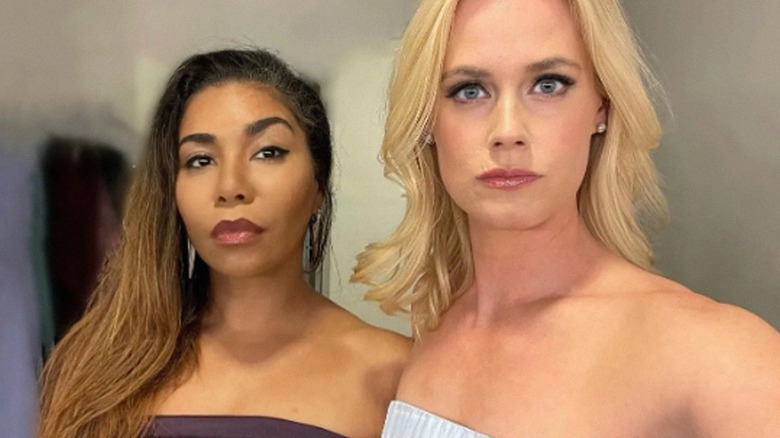 Jessica Pimentel Abigail Hawk together