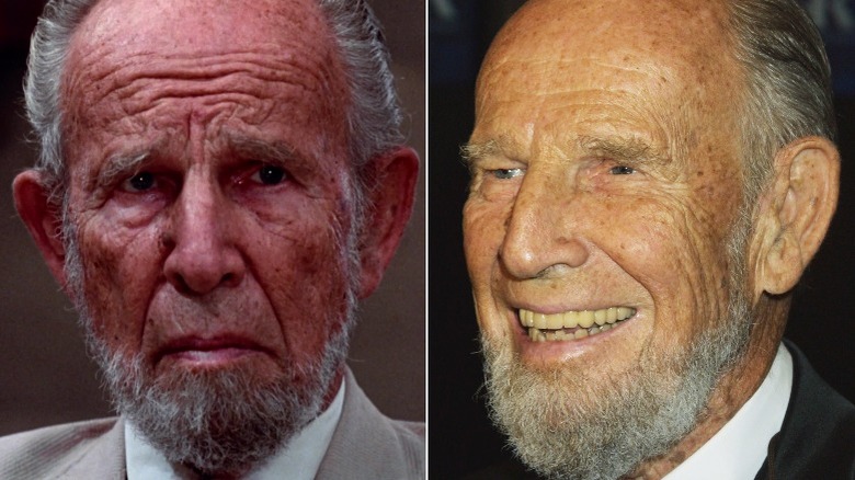 Hume Cronyn in 1997 and 2001