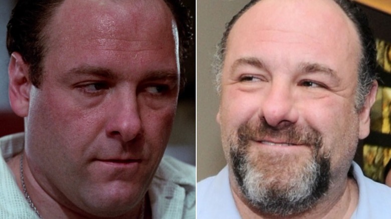 James Gandolfini in 1997 and 2013