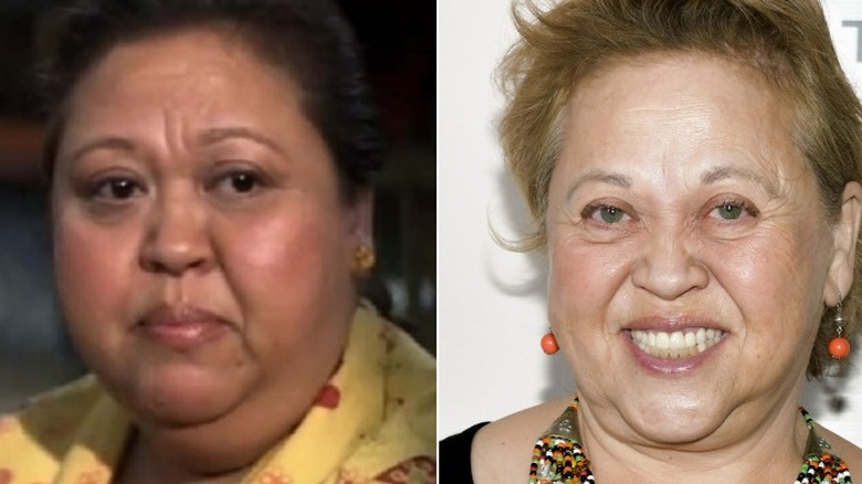 Amy Hill then and now