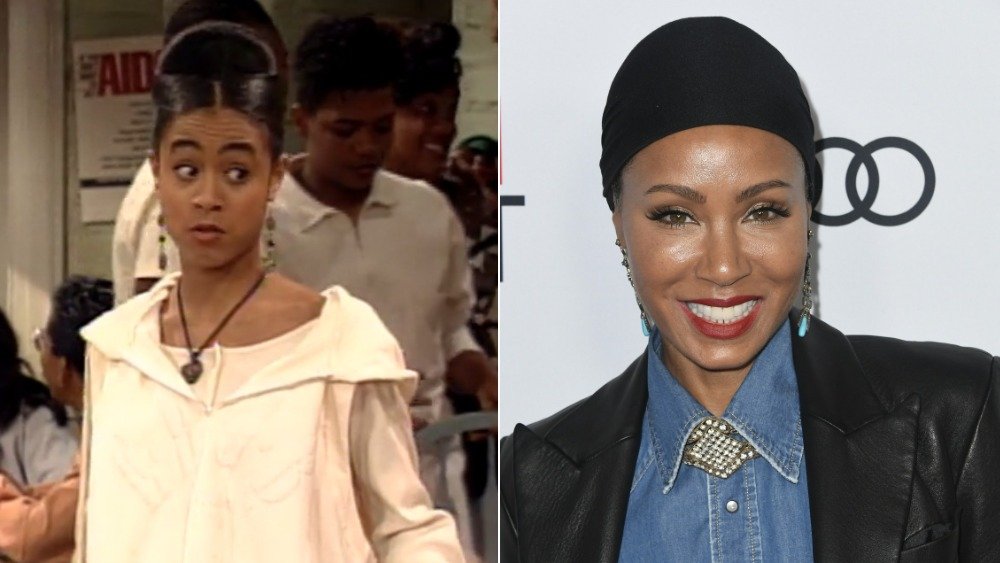 Jada Pinkett Smith today, and as Lena James on A Different World