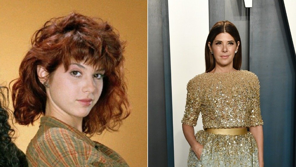 Marisa Tomei today, and as Maggie Lauten of A Different World
