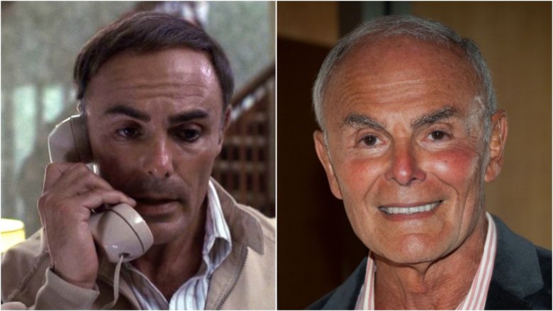 John Saxon then and now