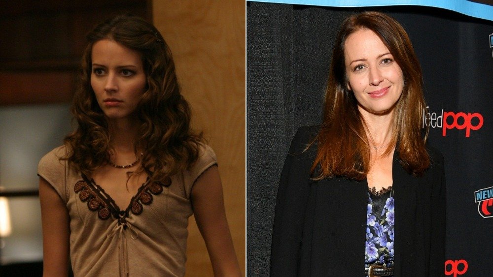 Left: Fred Right: Current Amy Acker