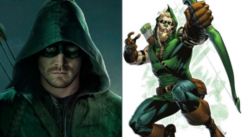 Green Arrow (Oliver Queen) and Speedy (Mia)