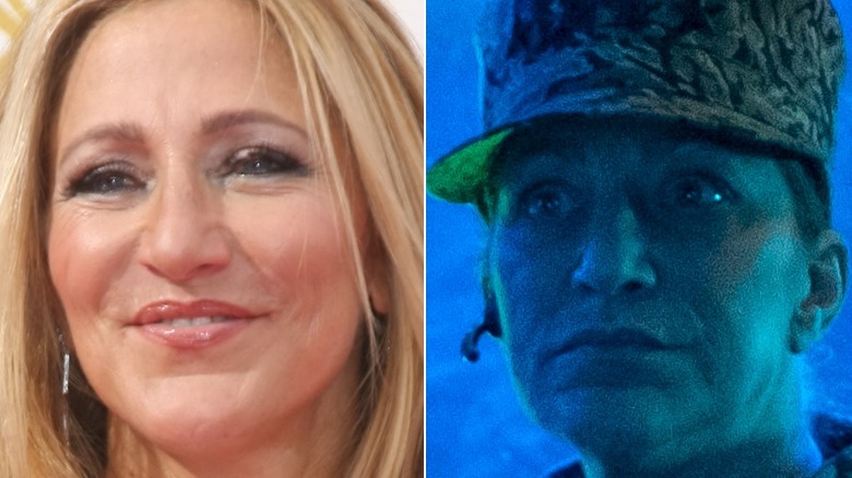 Edie Falco and General Ardmore looking left