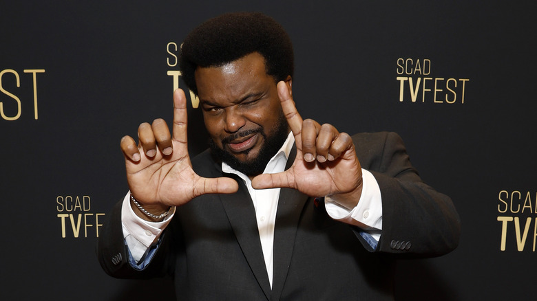 Craig Robinson on red carpet