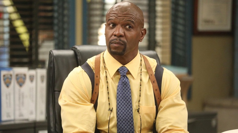 Terry Jeffords raising his eyebrows