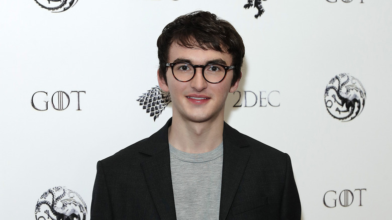 Isaac Hempstead-Wright attends Game Of Thrones event in 2018.