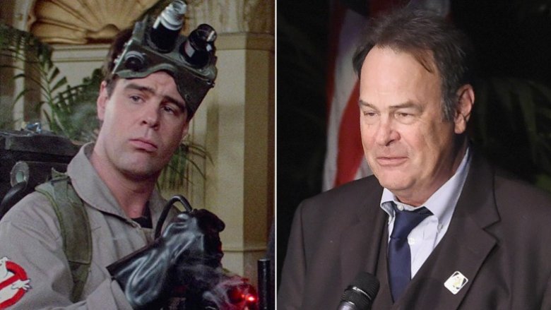 Dan Aykroyd then and now