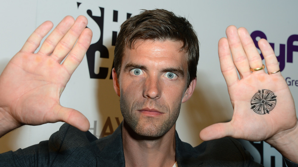 Lucas Bryant hand tattoo