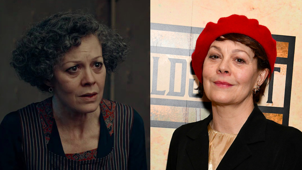 Helen McCrory in Hugo and at the Leopoldstadt wrap party