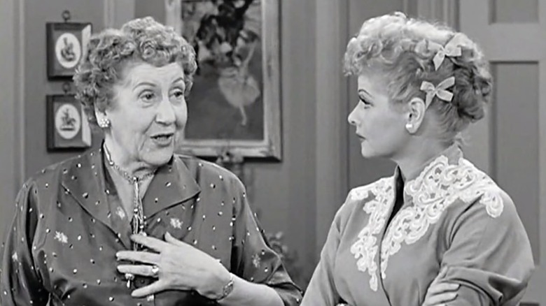 Lucy and mother, Mrs. McGillicuddy