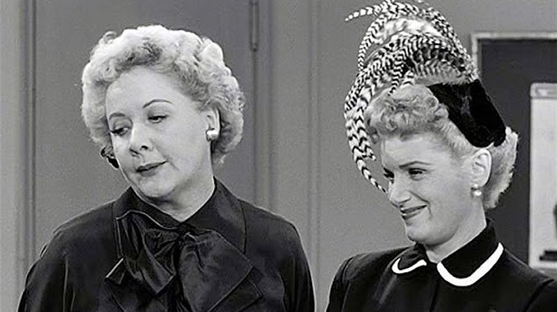 Ethel Mertz and Marion Strong