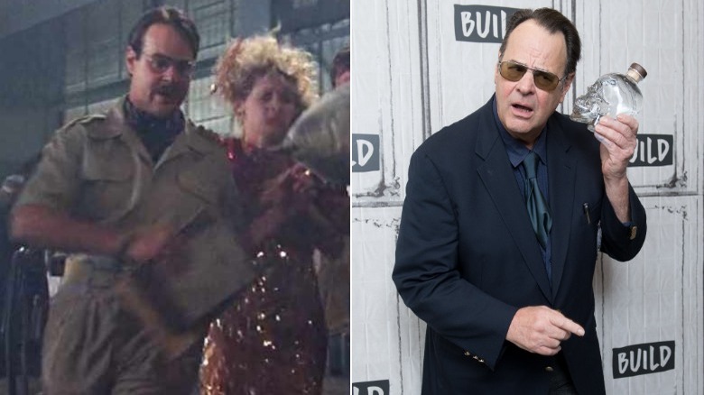 Dan Aykroyd then and now