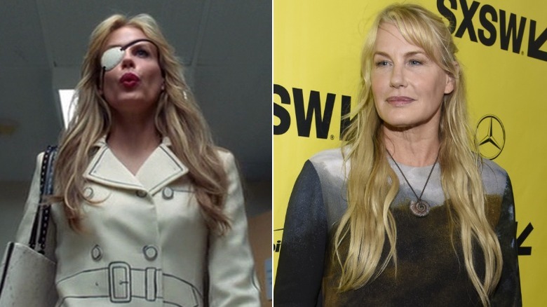 Daryl Hannah in Kill Bill and in Austin in 2018