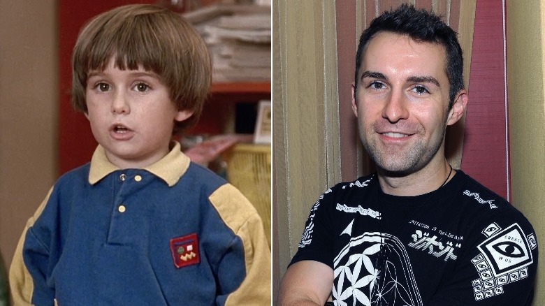 Miko Hughes in Kindergarten Cop and smiling