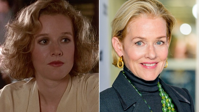 Penelope Ann Miller in Kindergarten Cop and smiling