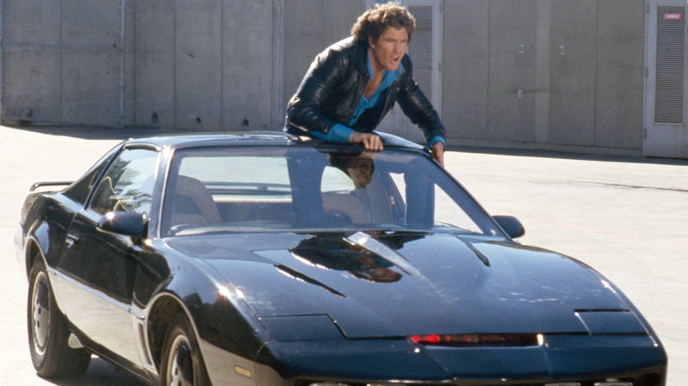 David Hasselhoff and KITT in Knight Rider