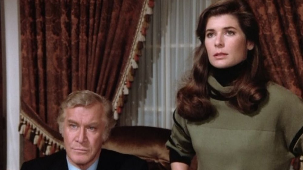 Patricia McPherson with Edward Mulhare in Knight Rider