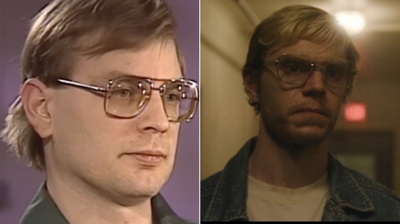 Jeffrey Dahmer and Evan Peters