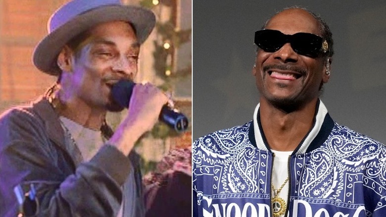 Snoop Dogg split image