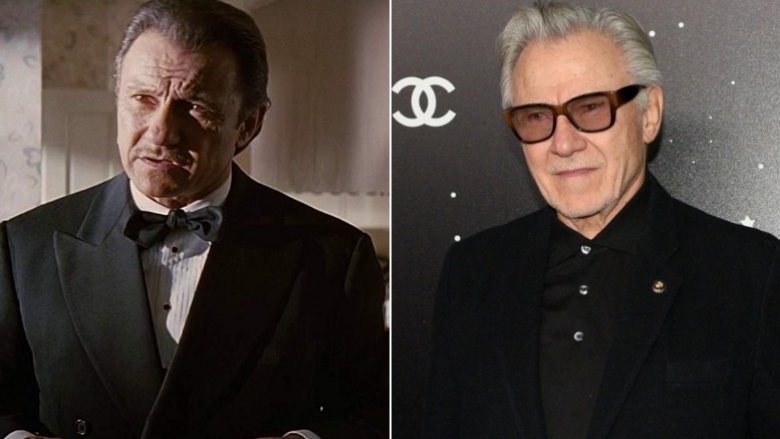 Harvey Keitel then and now