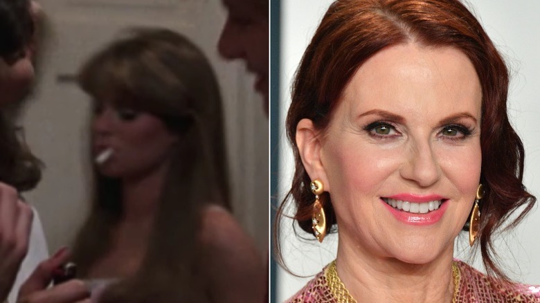 Megan Mullally in 1983 and 2020