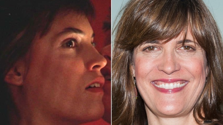 Sarah Partridge in 1983 and 2013