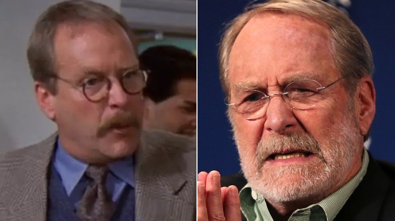 Martin Mull talking and holding his hands