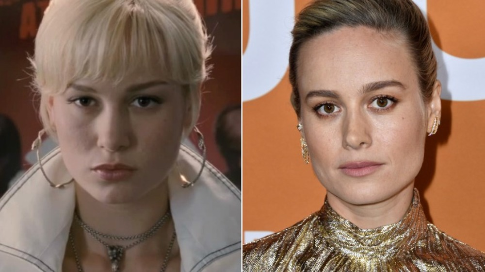 Brie Larson in Scott Pilgrim (L) and more recently (R)