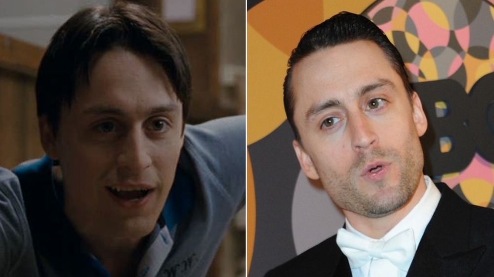 Kieran Culkin as Wallace in Scott Pilgrim (L) and more recently (R)