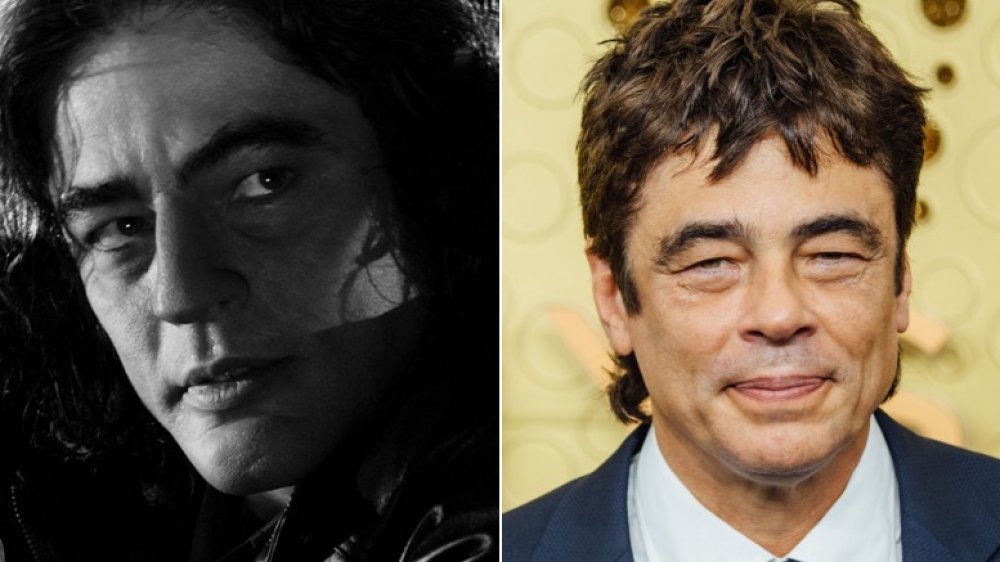 Benicio del Toro then and now