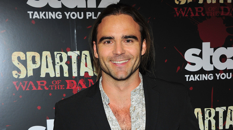 Dustin Clare smiles