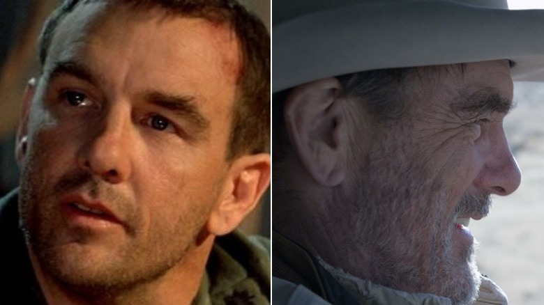 John Diehl in Stargate (left) and 2019's Out of the Wild (right)