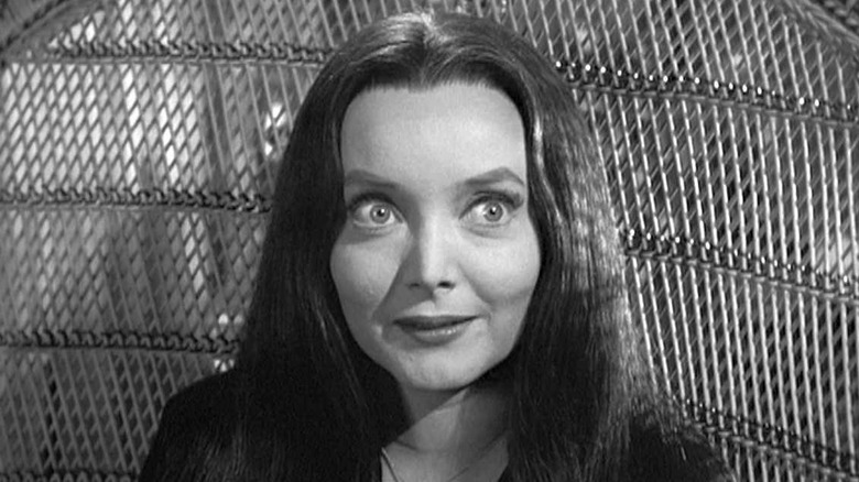 Carolyn Jones with wide eyes