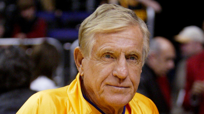 Jerry Van Dyke at basketball game